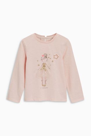 Pink Ballerina T-Shirt (3mths-6yrs)